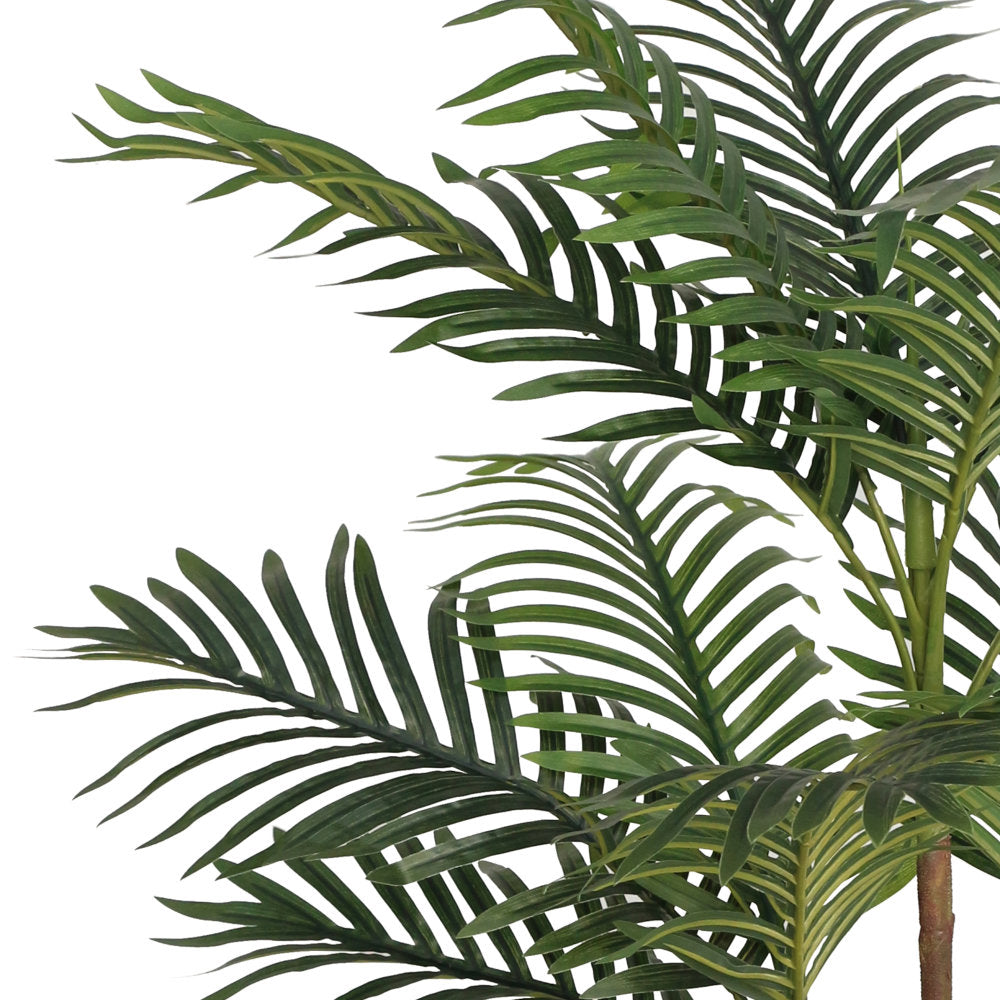 Artificial Mini Palm Tree in Woven Rattan Effect Pot - 85cm