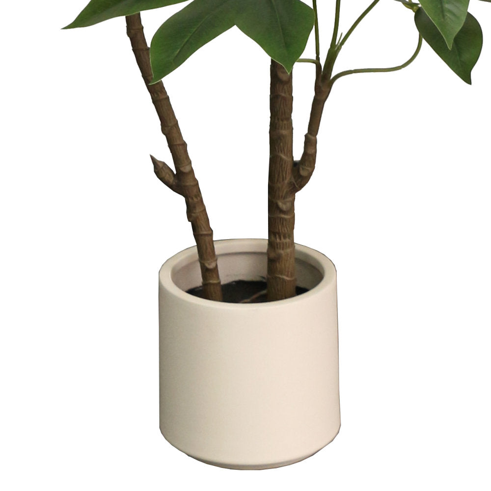 Artificial Umbrella Tree in Off White Pot 150cm
