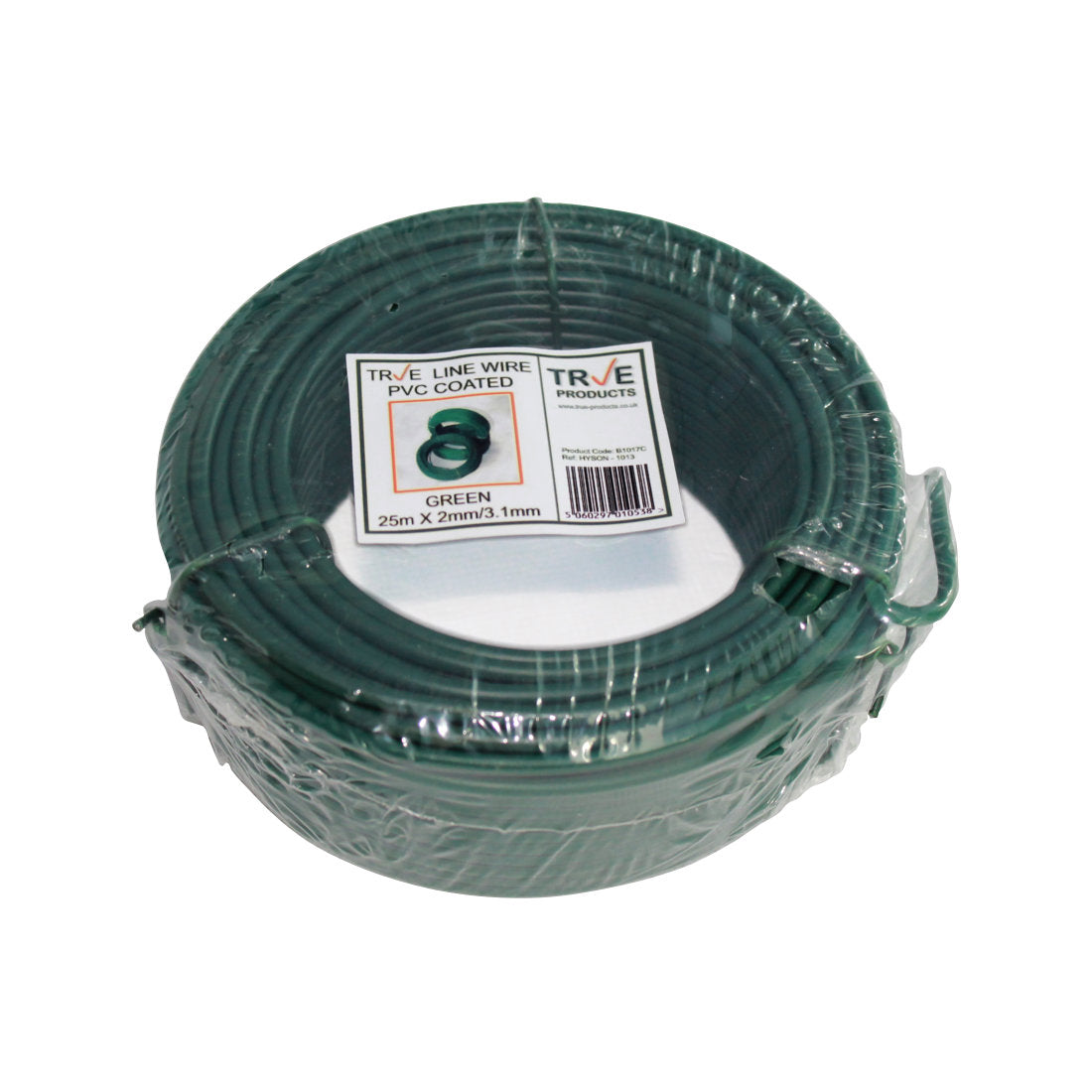 Galvanised Line Straining Tension Wire - Green PVC Coated