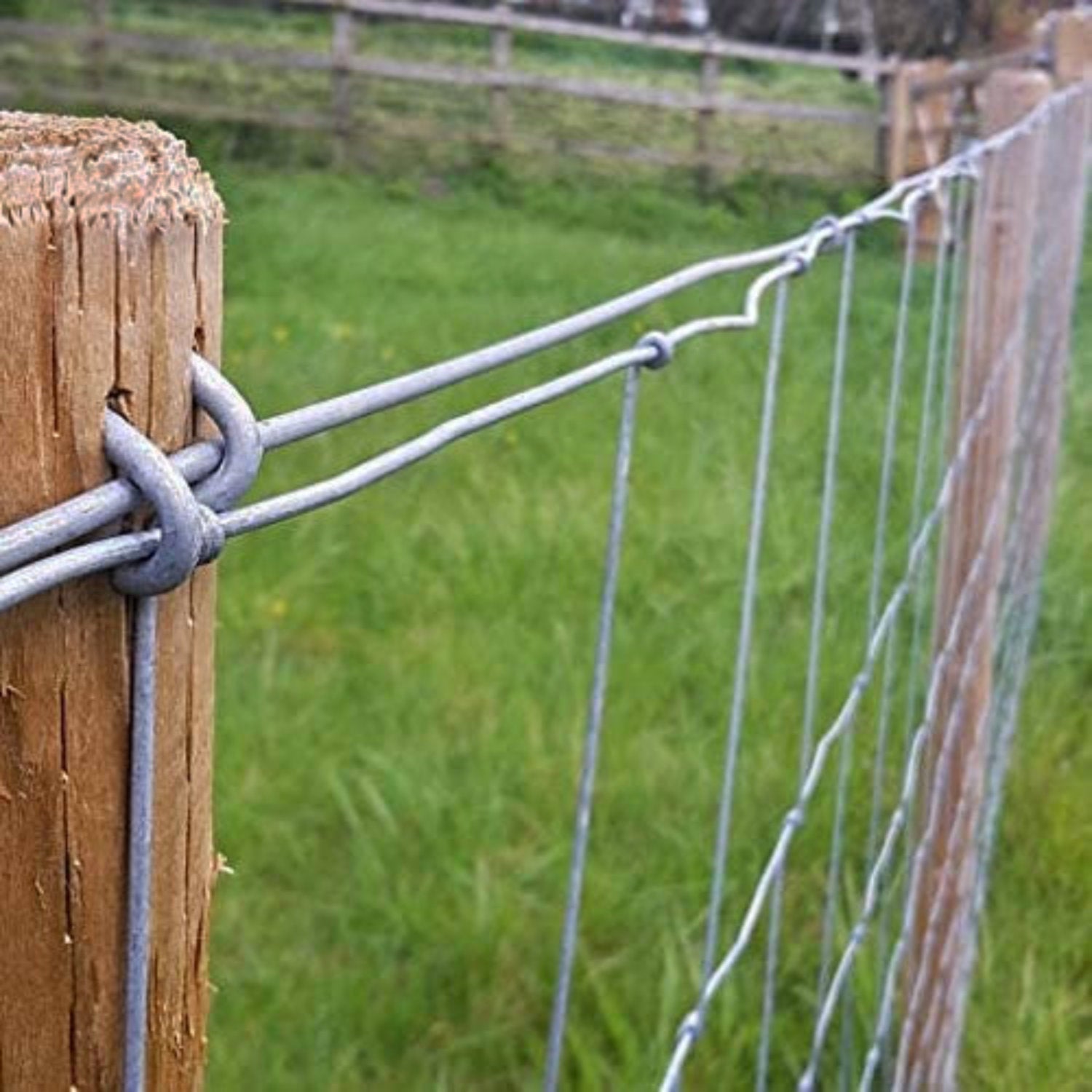 Tension on sale wire fence